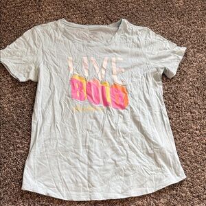 Skechers Light Gray 'Live Bold' Tee